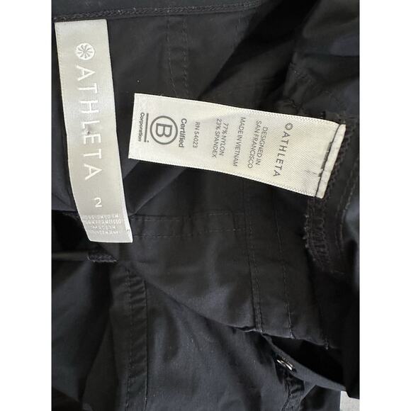 Athleta Canopy Parachute One Piece Cargo Jogger Jumpsuit Sleeveless Pocket 2 XS - Picture 8 of 11